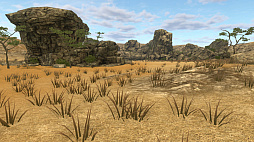 画像ギャラリー No.003のサムネイル画像 / 自然にあふれたサバンナで麻酔銃を使って動物を管理するVRタイトル，「サバンナショットVR」が本日リリース