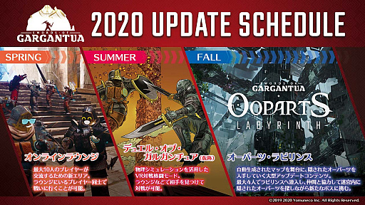 画像ギャラリー No.002のサムネイル画像 / 「ソード・オブ・ガルガンチュア」，2020年秋までの開発ロードマップを公開。大型アップデート「オーパーツ・ラビリンス」の情報が明らかに