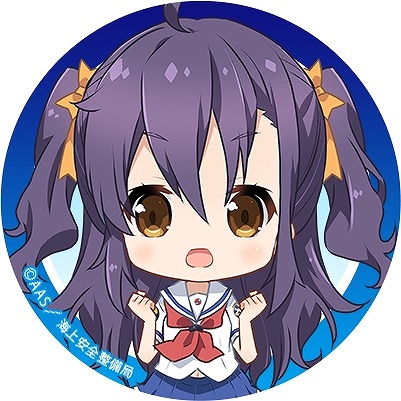 画像ギャラリー No.001のサムネイル画像 / 「ハイスクール・フリート 艦隊バトルでピンチ！」，駿河留奈のTwitterアイコン＆ヘッダーを配布
