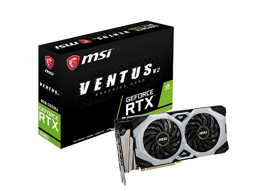 画像ギャラリー No.001のサムネイル画像 / MSI,価格対スペック比重視のRTX 2080カードおよびRX 590カードを発売
