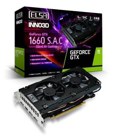 画像ギャラリー No.001のサムネイル画像 / ELSA，独自のSACファンを採用するGeForce GTX 1660搭載カードを発売