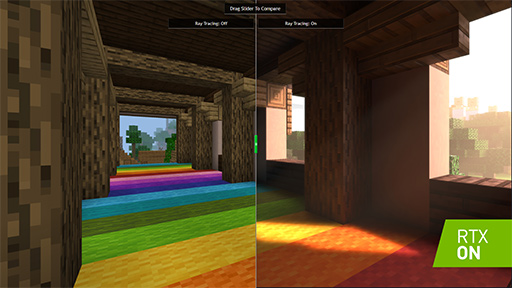 画像ギャラリー No.002のサムネイル画像 / NVIDIA,Windows 10版「Minecraft」がGeForce RTXによるレイトレーシングに対応することを明らかに