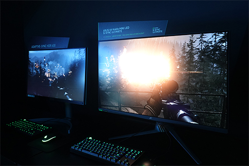画像ギャラリー No.004のサムネイル画像 / なぜかゲームがうまくなる？ NVIDIAブースでウワサの360Hzディスプレイを体験
