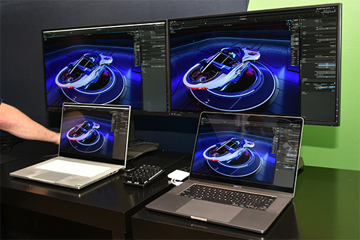 画像ギャラリー No.007のサムネイル画像 / なぜかゲームがうまくなる？ NVIDIAブースでウワサの360Hzディスプレイを体験