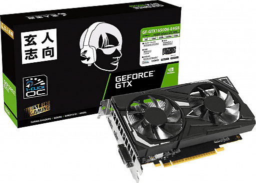 画像ギャラリー No.001のサムネイル画像 / GDDR6メモリ版のGeForce GTX 1650搭載カードが玄人志向から