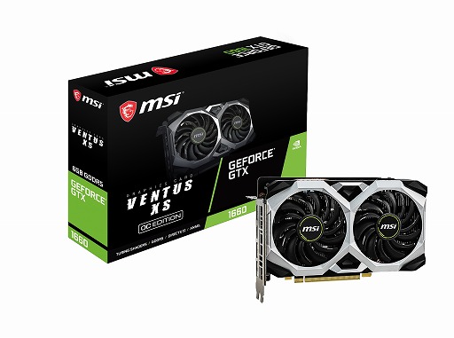 画像ギャラリー No.001のサムネイル画像 / カード長約204mmで2連ファン搭載のGTX 1660搭載カードがMSIから