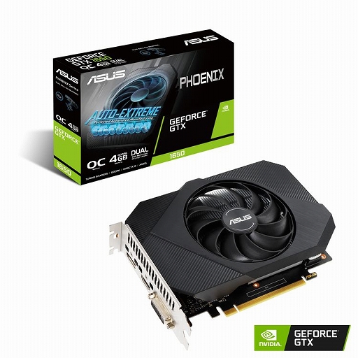 画像ギャラリー No.001のサムネイル画像 / ASUS，シングルファンでカード長約178mmのGTX 1650搭載カードを発売