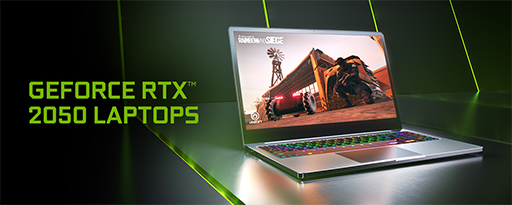 画像ギャラリー No.001のサムネイル画像 / NVIDIA，ノートPC向けGPU「GeForce RTX 2050」を発表。エントリー市場向けながらリアルタイムレイトレーシングに対応