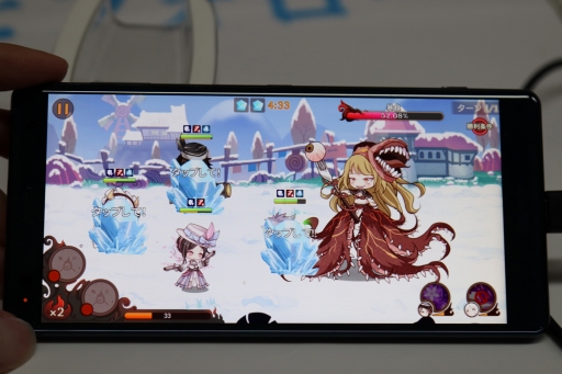 画像ギャラリー No.006のサムネイル画像 / ［TGS 2018］一目見て，さんまの塩焼きに惹かれてしまった――スマホ向けRPG「フードファンタジー」で，おなじみの料理達と冒険に出てみた