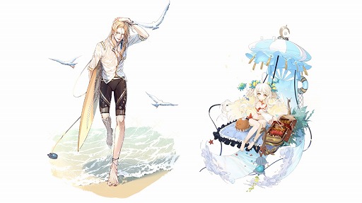 画像ギャラリー No.002のサムネイル画像 / 「フードファンタジー」,カニみそ小籠包やティラミスなど,12名の水着スキンが登場