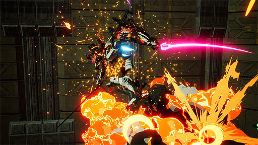 画像ギャラリー No.005のサムネイル画像 / 新作メカアクション「DAEMON X MACHINA」，最大4人での協力プレイや“生身”を強化する「人体改造」の情報が公開。最新のプレイ動画も