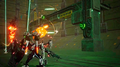 画像ギャラリー No.003のサムネイル画像 / ［E3 2019］Switch「DAEMON X MACHINA」は2019年9月13日発売。巨大な戦艦や“ヘビ”型の敵と戦うシーンも公開