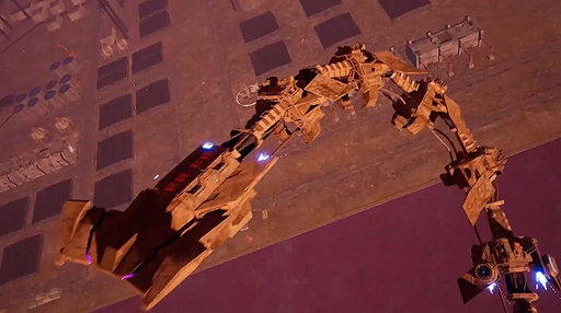 画像ギャラリー No.007のサムネイル画像 / ［E3 2019］Switch「DAEMON X MACHINA」は2019年9月13日発売。巨大な戦艦や“ヘビ”型の敵と戦うシーンも公開