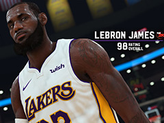 「NBA 2K19」，レブロン・レイモン・ジェームズ選手ら6選手のスクリーンショットとレーティングが公開に