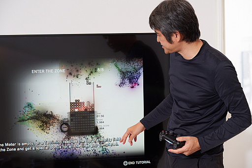 画像ギャラリー No.010のサムネイル画像 / 「TETRIS EFFECT」プレイインプレッション＆水口哲也氏へのミニインタビュー。コンセプトは“禅テトリス”？