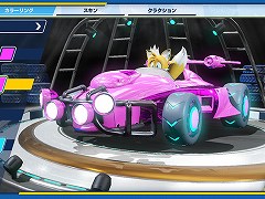 「チームソニックレーシング」，マシンの性能や外見を変更できる「カスタマイズ」の紹介映像が公開