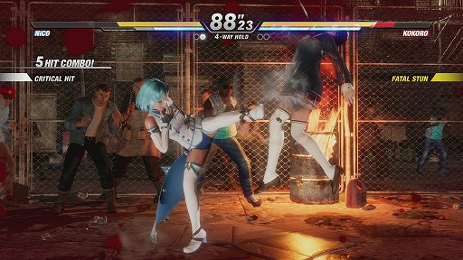 画像ギャラリー No.004のサムネイル画像 / 「DEAD OR ALIVE 6」のプレイレポートをお届け。対戦格闘ゲームとしての完成度を高めつつ，初心者も入りやすい内容に