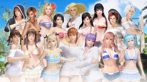 画像ギャラリー No.001のサムネイル画像 / 「DOA6」，「【復刻】ラブリーサマーコスチューム」が配信開始。PS Plus会員限定でプレチケ2枚セットが無料配布