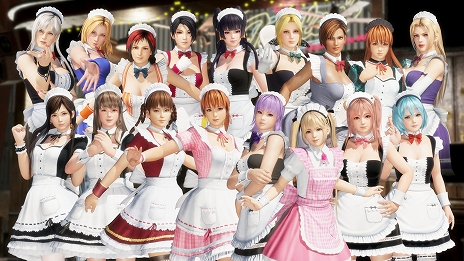 画像ギャラリー No.027のサムネイル画像 / 「DEAD OR ALIVE 6」の最新DLC「シーズンパス 4」と「光る！SFボディスーツ」が配信。復刻シリーズ「天使すぎるメイドコスチューム」も登場