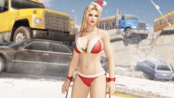 画像ギャラリー No.024のサムネイル画像 / 「DOA6」,追加キャラ「レイチェル」が本日参戦。追加コス「サンタさんビキニ」も配信開始