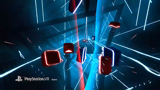 画像ギャラリー No.004のサムネイル画像 / ［E3 2018］ PS VR向けリズムゲーム「BEAT SABER」が発表。迫り来るオブジェクトをライトセーバーで捌いていく人気作