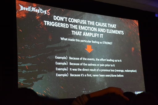 画像ギャラリー No.018のサムネイル画像 / ［GDC 2019］ゲームデザインで必要なことは，感情のライブラリを充実させること――。「DMC5」の伊津野氏が語るゲームデザイナーのありかた