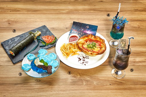 画像ギャラリー No.001のサムネイル画像 / 「デビル メイ クライ 5」とカプコンカフェ 池袋店のコラボメニューが公開