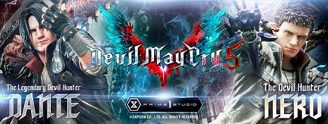 画像ギャラリー No.001のサムネイル画像 / 「デビル メイ クライ 5」，ダンテとネロの“EXカラー”スタチューの予約受付をスタート。プライム1スタジオ10周年記念アイテム