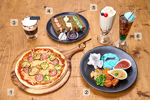 画像ギャラリー No.001のサムネイル画像 / カプコンカフェ,「デビル メイ クライ」シリーズとのコラボイベントを7月5日から開催。ダンテの好物であるピザなどのメニューが登場