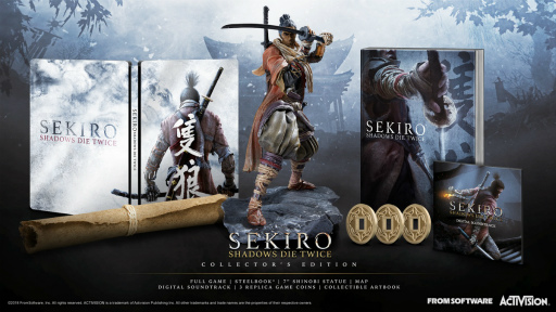 画像ギャラリー No.002のサムネイル画像 / 「SEKIRO: SHADOWS DIE TWICE」の予約受付が本日開始。予約特典はデジタルアートワークやミニサウンドトラック。海外向け限定版もイーカプコンで購入可