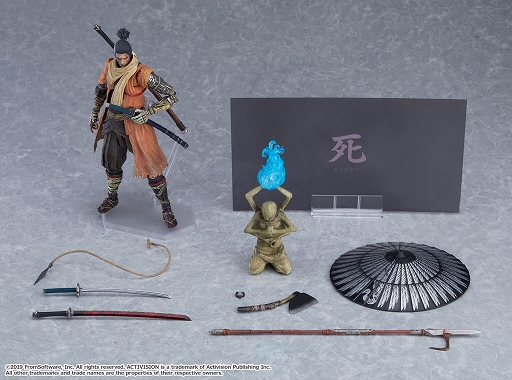 画像ギャラリー No.010のサムネイル画像 / 「figma 隻狼」の予約受付がスタート。「【死】エフェクトシート」などが付属するDXエディションも登場