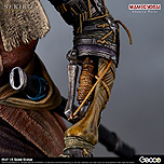 画像ギャラリー No.016のサムネイル画像 / 「SEKIRO」主人公・狼の1/6スケール スタチューが登場。体のラインや忍義手，そして台座まで，ディテールにこだわった造形に