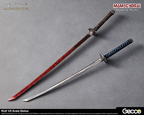画像ギャラリー No.020のサムネイル画像 / 「SEKIRO」主人公・狼の1/6スケール スタチューが登場。体のラインや忍義手，そして台座まで，ディテールにこだわった造形に
