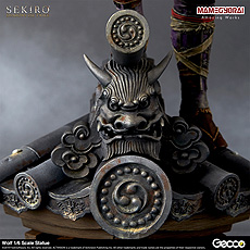 画像ギャラリー No.023のサムネイル画像 / 「SEKIRO」主人公・狼の1/6スケール スタチューが登場。体のラインや忍義手，そして台座まで，ディテールにこだわった造形に