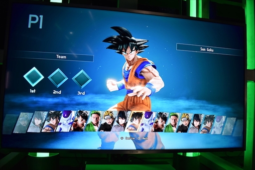 画像ギャラリー No.002のサムネイル画像 / ［E3 2018］発表されたばかりの「JUMP FORCE」をプレイ。3人チームでスピーディー＆ド派手なバトルが楽しめる対戦型3Dアクション