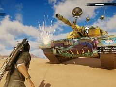 ［TGS 2018］「ジャストコーズ 4」は進化したアタッチメントでさらにハチャメチャに。空飛ぶ戦車や新天候など，初公開シーンをチェックしてきた