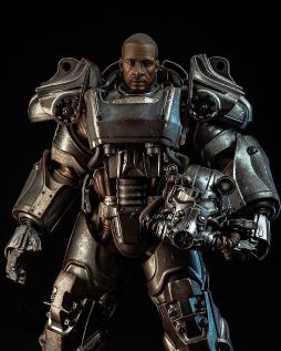 画像ギャラリー No.009のサムネイル画像 / 「Fallout」シリーズのパワーアーマー「T-60」,塗装済み可動フィギュアの復刻版を12月に発売。可動ポイントは35か所以上