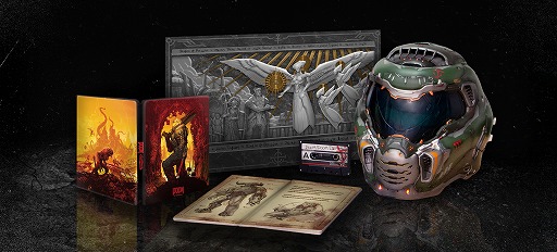 画像ギャラリー No.001のサムネイル画像 / PS4「DOOM Eternal Collector’s Edition」の予約受け付けが開始。実際に被れるドゥームスレイヤーヘルメットなどさまざまな特典が付属