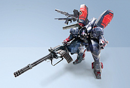 画像ギャラリー No.003のサムネイル画像 / 「METAL WOLF CHAOS XD」に登場する特殊機動重装甲「メタルウルフ」の高精細ペーパークラフトが公式サイトで無料配布開始