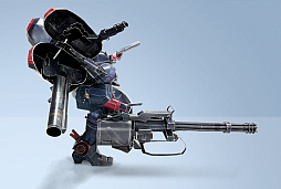 画像ギャラリー No.005のサムネイル画像 / 「METAL WOLF CHAOS XD」に登場する特殊機動重装甲「メタルウルフ」の高精細ペーパークラフトが公式サイトで無料配布開始