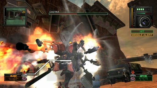画像ギャラリー No.012のサムネイル画像 / 本日発売「METAL WOLF CHAOS XD」を紹介。独特なノリや突き抜けた作風だけではなく,純粋なアクションゲームとしても魅力的な作品だ