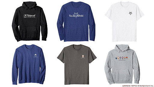 画像ギャラリー No.001のサムネイル画像 / 「テイルズ オブ」シリーズのTシャツやトレーナーがMerch by Amazonで販売開始