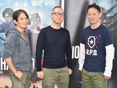 シリーズ最新作にして再：新作の「バイオハザード RE:2」ではゾンビに襲われる恐怖を再構築。開発の中核を担うキーマン3人に話を聞いた