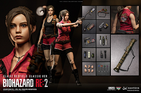 画像ギャラリー No.006のサムネイル画像 / 「バイオハザード RE:2」の1/6アクションフィギュア，予約受付スタート。オリジナル版コスチュームのレオンとクレアを立体化