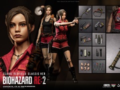 「バイオハザード RE:2」の1/6アクションフィギュア，予約受付スタート。オリジナル版コスチュームのレオンとクレアを立体化
