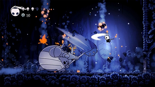 画像ギャラリー No.004のサムネイル画像 / 「Hollow Knight（ホロウナイト）」のいっせいトライアルが本日スタート。滅びゆくムシたちの王国を探検する2DアクションADV