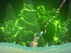 ［E3 2018］すべてのピクセルが物理演算で動く。美しくも臨場感の高い2Dプラットフォーマー「Noita」の最新トレイラーが公開