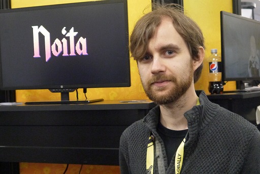 画像ギャラリー No.001のサムネイル画像 / ［GDC 2019］ピクセルの1つ1つが物理シミュレートされた横スクロールアクション「Noita」のプレイアブルデモが公開