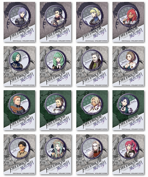 画像ギャラリー No.001のサムネイル画像 / 「ファイアーエムブレム 風花雪月」の缶バッジとアクリルスタンドが2020年10月中旬に発売