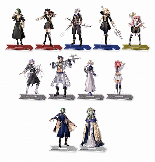 画像ギャラリー No.003のサムネイル画像 / 「ファイアーエムブレム 風花雪月」の缶バッジとアクリルスタンドが2020年10月中旬に発売
